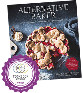 the cover of the award-winning cookbook, Alternative Baker